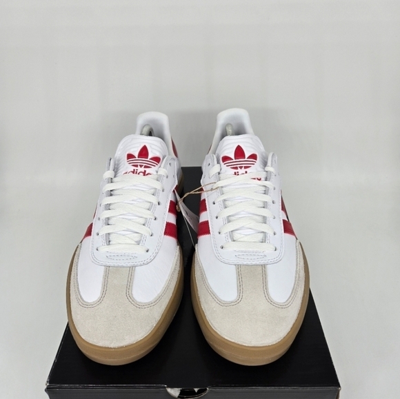 adidas Puig Samba 'White Better Scarlet Gum' Men's Skateboarding Shoes Size 11 - Picture 2 of 8